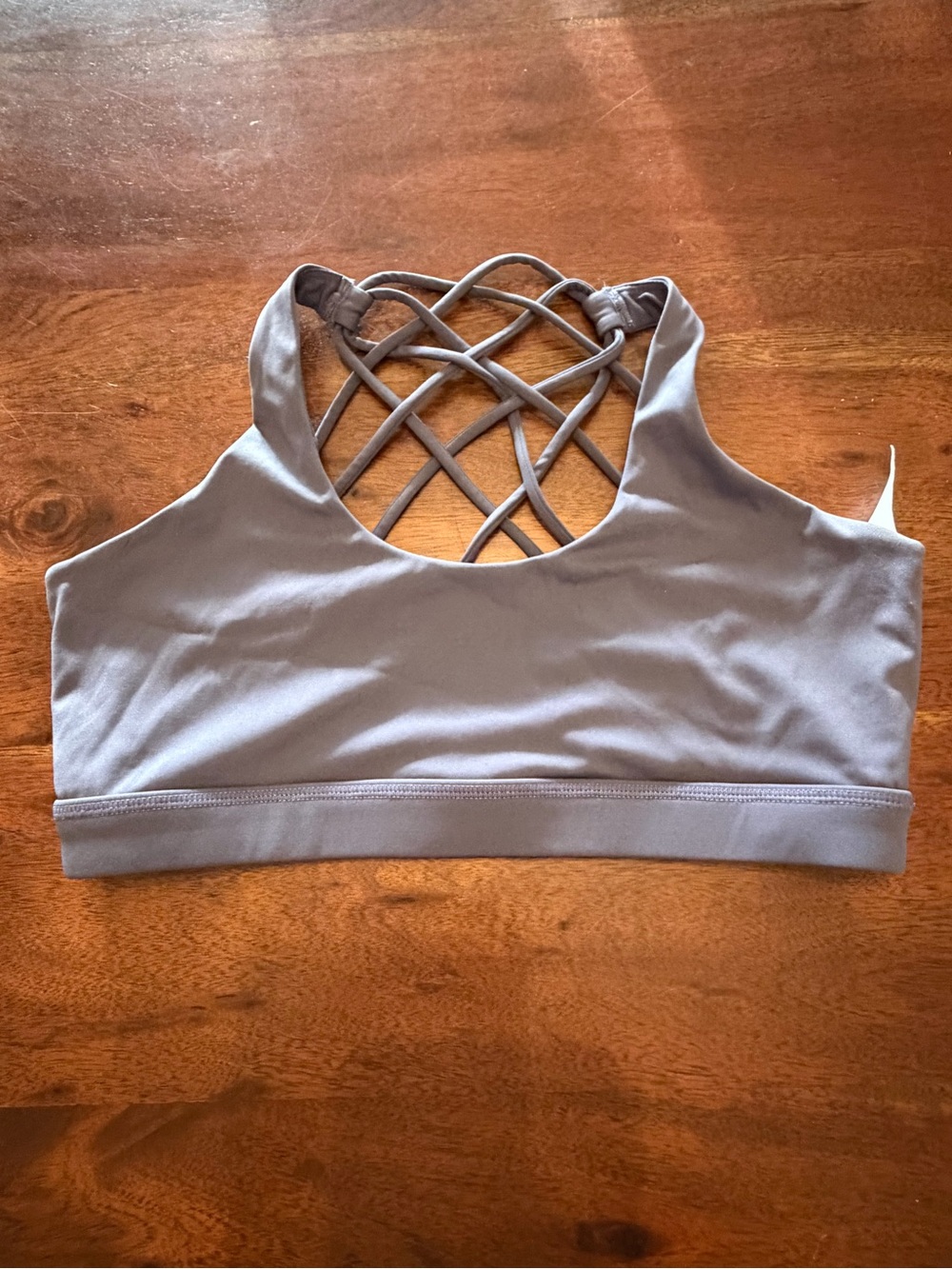 Constantly Varied Gear Smokey Purple Butterfly Back Sports Bra